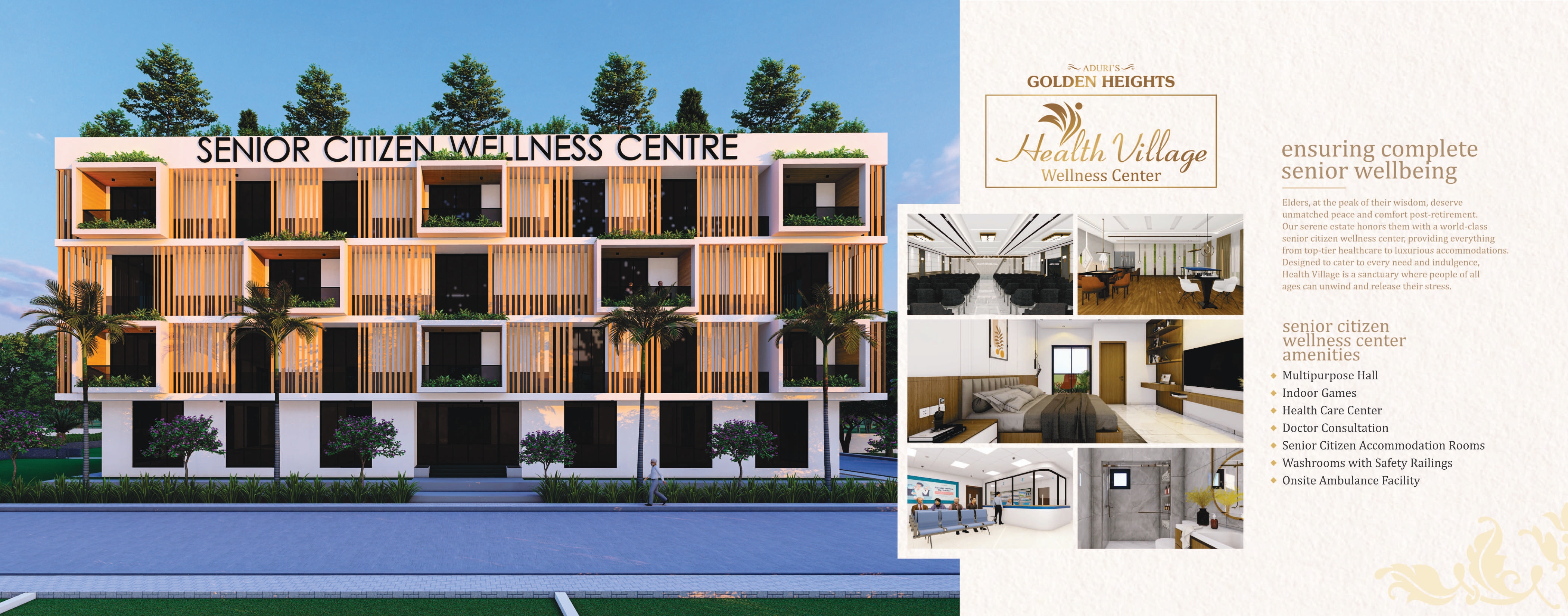 Aduri Golden Heights E-Brochure - Ensuring Complete Senior Wellbeing